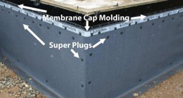 [DAMP-21] 8' 11" X 65.5' Dimpled Foundation Membrane